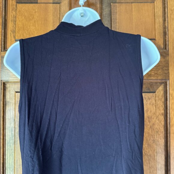 Charter Club Navy Blue Sleeveless Mock Turtle Small - Picture 10 of 12